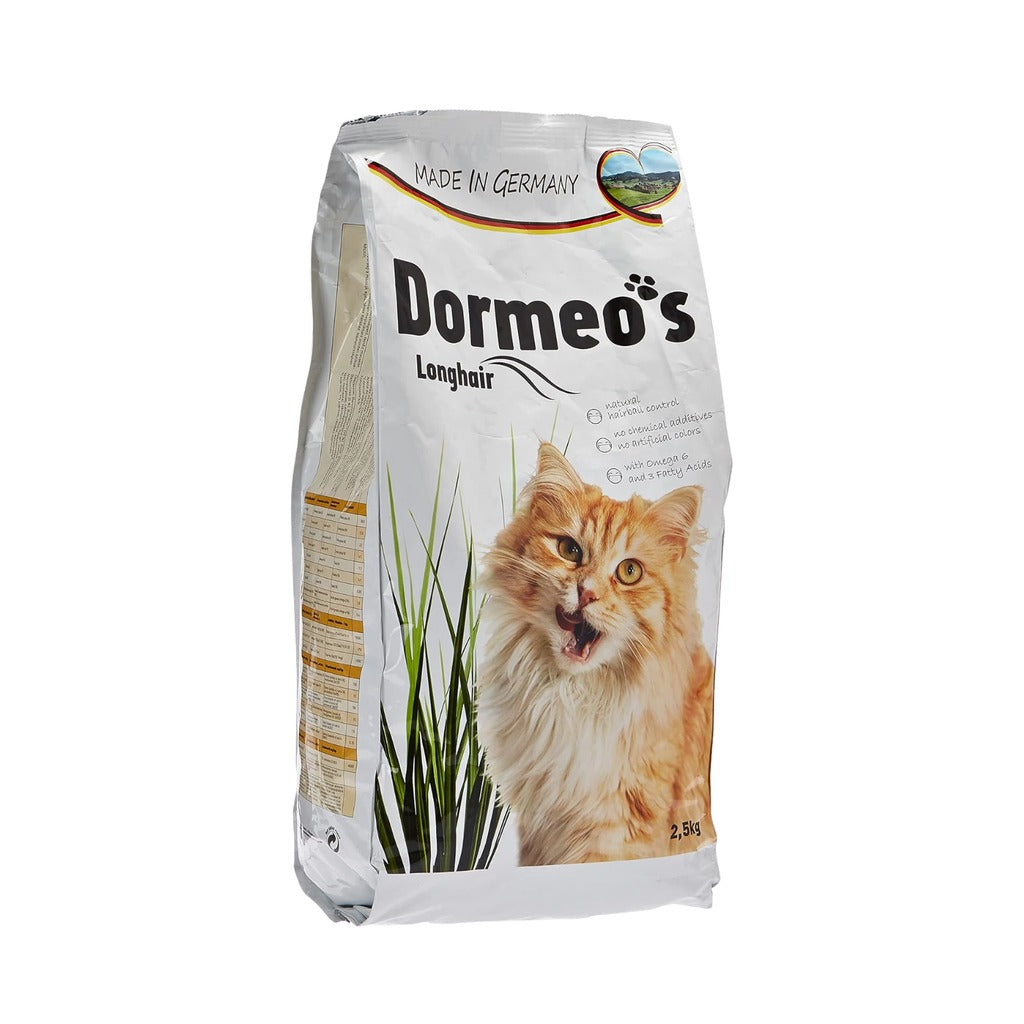 Dormeos Longhair Dry Cat Food – Complete Nutrition for Adult Longhair Cats, 2.5kg