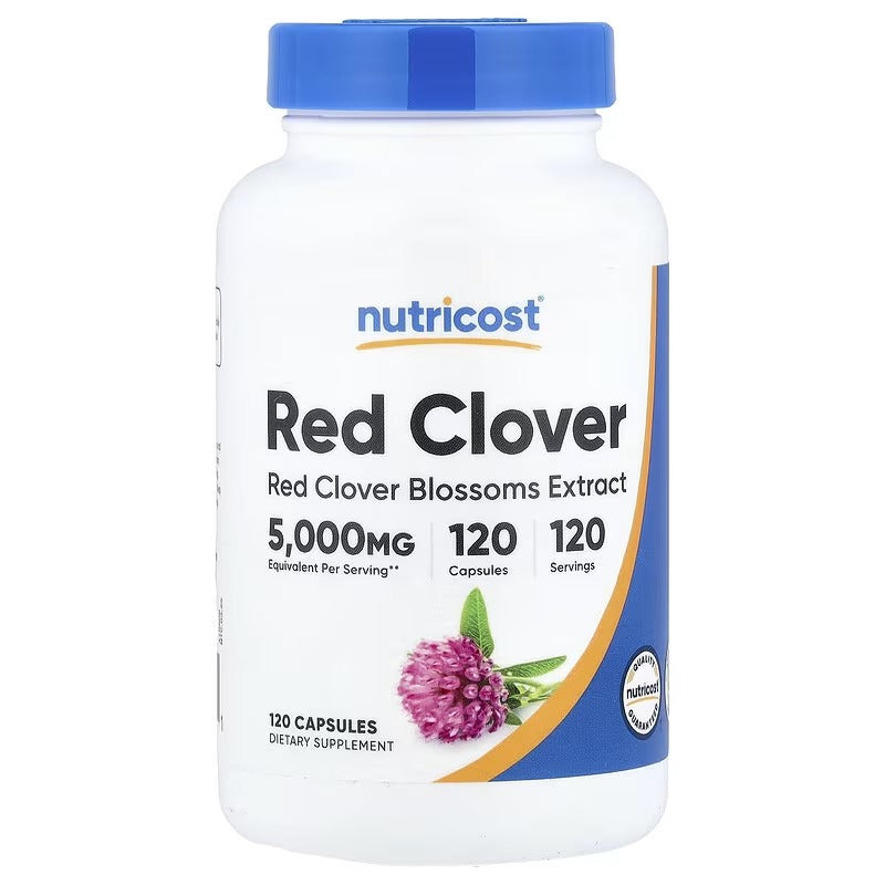 Nutricost Red Clover, 200 mg, 120 Capsules – Herbal Dietary Supplement