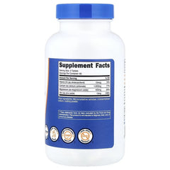 Nutricost Calcium, Magnesium & Zinc, 180 Tablets – Essential Mineral Supplement