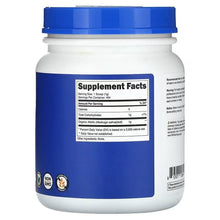 Nutricost organic alfalfa powder bottle, back Supplement Facts panel