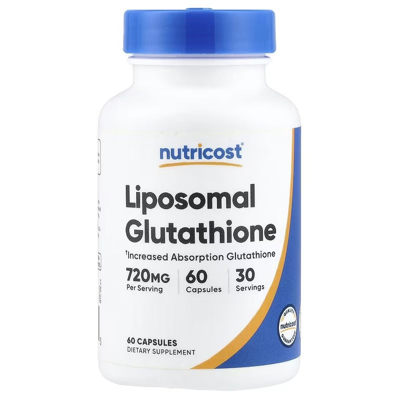 Nutricost Liposomal Glutathione, 360 mg, 60 Capsules – Antioxidant Supplement