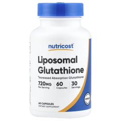 Nutricost Liposomal Glutathione, 360 mg, 60 Capsules – Antioxidant Supplement