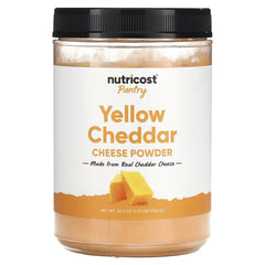 Nutricost Pantry Yellow Cheddar Cheese Powder, 40.5 oz (1,134 g) – Rich & Creamy Cheese Seasoning