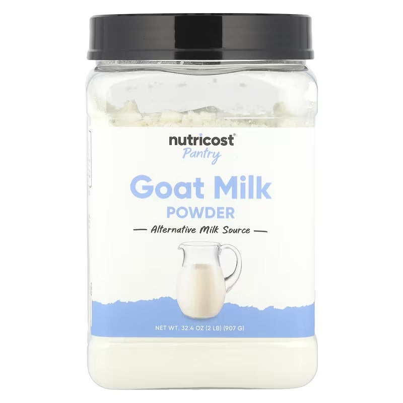 Nutricost Pantry Goat Milk Powder, 32.4 oz (907 g) – Premium Whole Goat Milk Powder