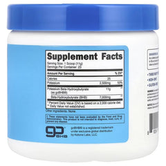 Nutricost Potassium BHB goBHB® Powder – Unflavoured, 250g