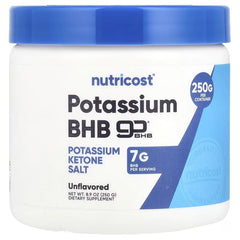 Nutricost Potassium BHB goBHB® Powder – Unflavoured, 250g