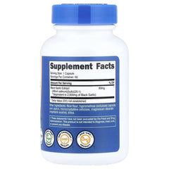Nutricost Black Garlic, 2,000 mg, 60 Capsules – Premium Herbal Dietary Supplement