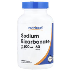 Nutricost Sodium Bicarbonate, 120 Capsules – Daily Dietary Supplement