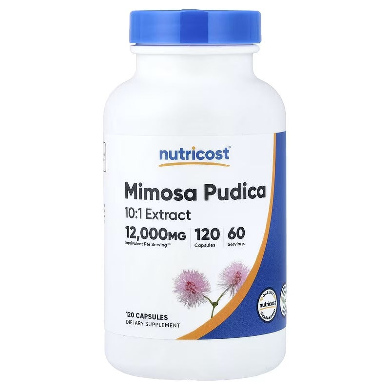 Nutricost Mimosa Pudica, 600 mg, 120 Capsules – Herbal Dietary Supplement