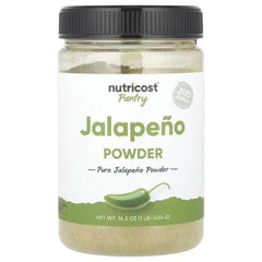 Nutricost Pantry Jalapeño Powder, 16.2 oz (454 g) – Premium Jalapeño Seasoning Powder