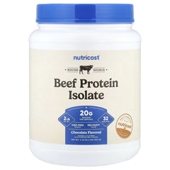 Nutricost Beef Protein Isolate, Chocolate, 2 lb (907 g) – Protein Powder