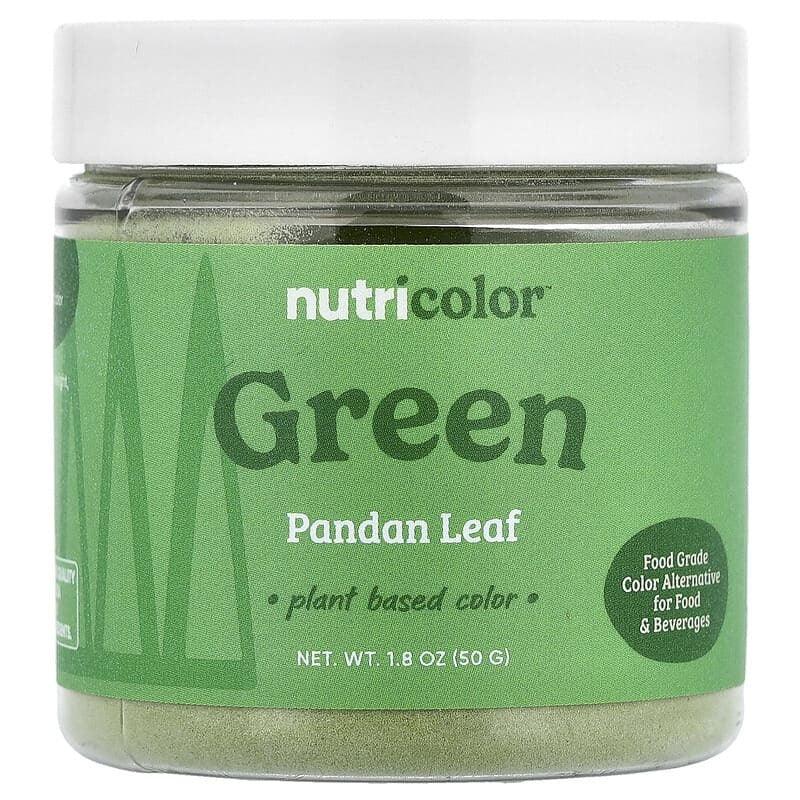 Nutricost Nutricolor™ Green Pandan Leaf Powder, 1.8 oz (50 g) – Natural Food Coloring