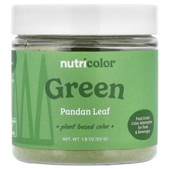 Nutricost Nutricolor™ Green Pandan Leaf Powder, 1.8 oz (50 g) – Natural Food Coloring