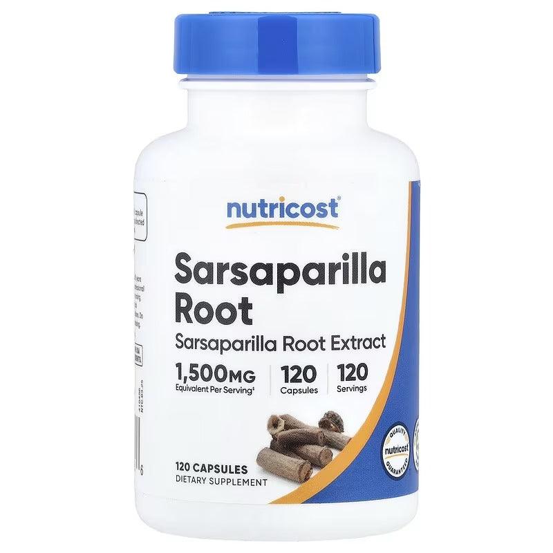 Nutricost Sarsaparilla Root, 100 mg, 120 Capsules – Herbal Dietary Supplement