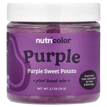 Nutricolor purple sweet potato food coloring powder jar, plant-based color