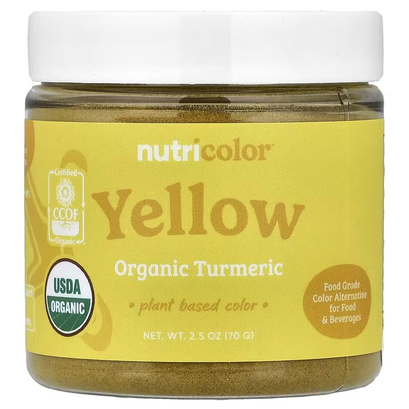 Nutricost, Nutricolor™ Yellow Organic Turmeric, 70 g (2.5 oz)