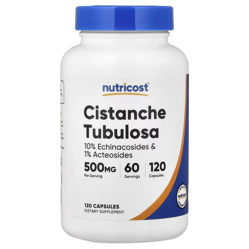 Nutricost Cistanche Tubulosa, 250 mg, 120 Capsules – Herbal Dietary Supplement