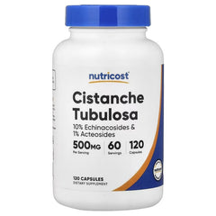 Nutricost Cistanche Tubulosa, 250 mg, 120 Capsules – Herbal Dietary Supplement