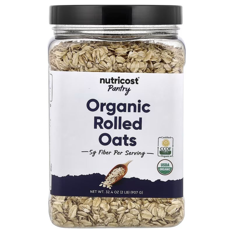 Nutricost, Pantry, Organic Rolled Oats, 32.4 oz (907 g)