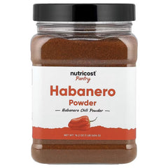 Nutricost Pantry Habanero Powder, 16.2 oz (454 g) – Premium Ground Habanero Pepper