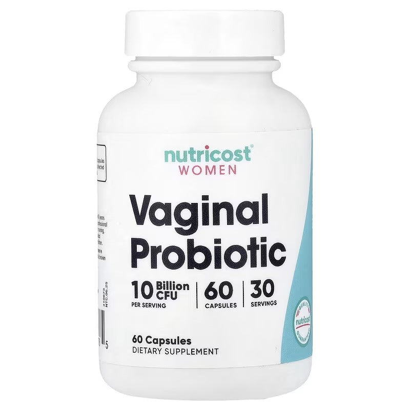 Nutricost, Women, Vaginal Probiotic, 60 Capsules