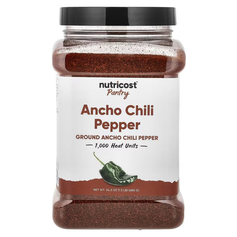 Nutricost, Pantry, Ancho Chili Pepper, 24.3 oz (680 g)