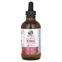 MaryRuth's Organic Ionic Zinc Liquid Drops – Unflavoured & Strawberry Lemon, 4 fl oz (120 ml)