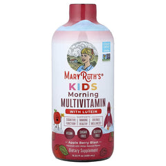 MaryRuth's Kids Morning Multivitamin with Lutein, Apple Berry Blast, 15.22 fl oz (450 ml)
