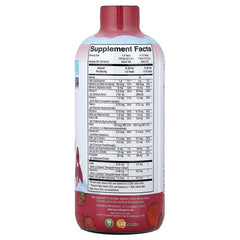 MaryRuth's Kids Morning Multivitamin with Lutein, Apple Berry Blast, 15.22 fl oz (450 ml)