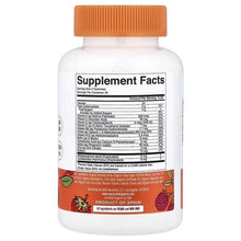 MaryRuth's kids multivitamin gummies bottle, orange cap, Supplement Facts label