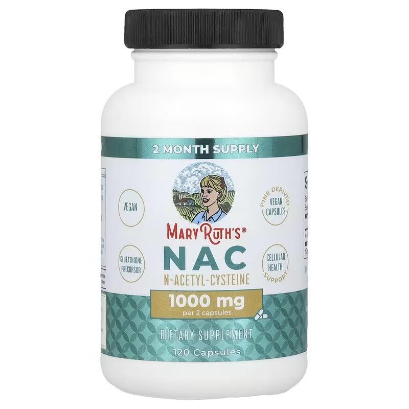 MaryRuth's NAC, 500 mg, 120 Capsules – Dietary Supplement