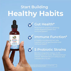 MaryRuth's, Organic Kids Liquid Probiotic, 4 + Years, Unflavoured, 2 Billion CFU, 1 fl oz (30 ml)