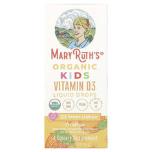 MaryRuth's organic kids Vitamin D3 liquid drops box, orange flavor, 0.5 fl oz
