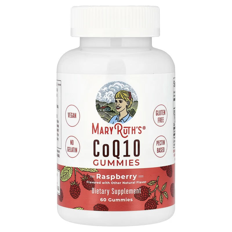 MaryRuth's, CoQ10 Gummies, Raspberry, 60 Gummies (60 mg per Gummy)