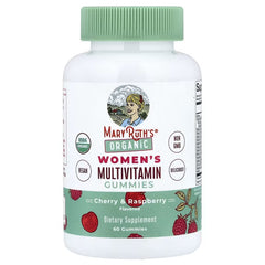MaryRuth's, Organic Women's Multivitamin Gummies, Cherry & Raspberry, 60 Gummies
