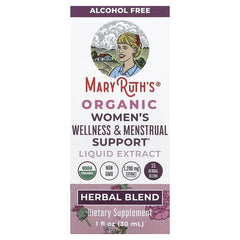 MaryRuth's, Organic Women's Wellness & Menstrual Support Liquid Extract, Alcohol Free, 1 fl oz (30 ml)