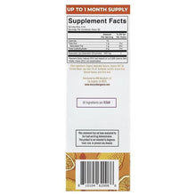 Quercetin liquid drops supplement facts panel, MaryRuth's, vegan
