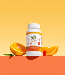 MaryRuth's, Vegan Omega-3 Gummies, Orange, 60 Gummies