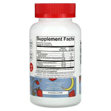 Sleep gummies supplement facts label on white bottle with red cap