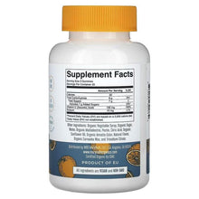 MaryRuth's Organic Vitamin C Gummies bottle, Supplement Facts back label and ingredients