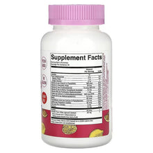 MaryRuth's multivitamin gummies bottle, back label with Supplement Facts panel