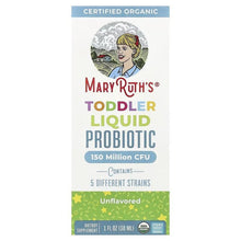 MaryRuth's toddler liquid probiotic drops box, unflavored, 1 fl oz (30 ml)