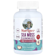 MaryRuth's sea moss gummies bottle with Green Apple label, 60 gummies.