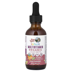 MaryRuth's, Organic Infant Multivitamin Liquid Drops, 6 - 12 Months, Orange Vanilla, 2 fl oz (60 ml)
