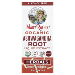 MaryRuth's, Organic Ashwagandha Root Liquid Extract, Alcohol Free, 1 fl oz (30 ml)