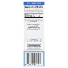 MaryRuth's Organic Infant Ionic Zinc liquid drops supplement facts panel, back