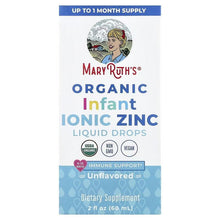 MaryRuth's Organic Infant Ionic Zinc liquid drops box, unflavored, 2 fl oz
