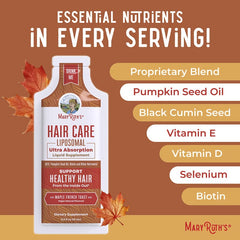 MaryRuth's, Hair Care Liposomal, Maple French Toast, 14 Pouches, 0.5 fl oz (15 ml) Each