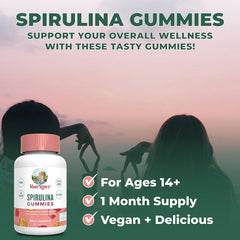 MaryRuth's, Spirulina Gummies, Strawberry Lemonade, 90 Gummies
