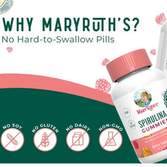 MaryRuth's, Spirulina Gummies, Strawberry Lemonade, 90 Gummies